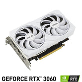 Tarjeta De Video Asus Dual-Rtx3060-O8g-White Oc 8gb, Gddr6, Hdmi, Dp